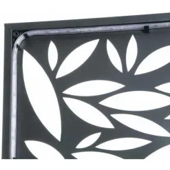 Nortene Panneau Décoratif Solaire En Métal, Motif Feuillage - Batterie Rechargeable - 60 X 120 Cm -NORTENE Soldes Boutique 20288827 3