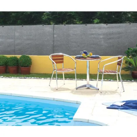 Brise-vue Nortene Totaltex Gris 1x10m - Gris 4 Brise-vue Nortene Totaltex Gris 1x10m - Gris – Image 4