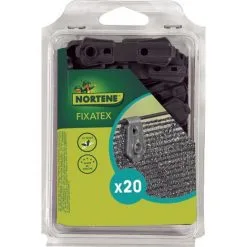 Clip De Fixation Nortene Fixatex Gris 20pcs - Gris
