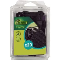 Clip De Fixation Nortene Fixatex Noir 20pcs - Noir