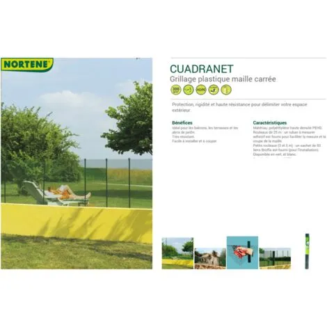 Paravent Nortene Cuadrant 20 Vert 1x5m 4 Paravent Nortene Cuadrant 20 Vert 1x5m – Image 4
