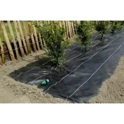 Nortene Toile De Paillage Avec Tuyau Goutte à Goutte Intégré - 1,25 X 10 M - 125 G/m2