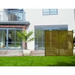 Nortene Panneau PRIVAT Décoratif - 1 X 2 M - Rouille