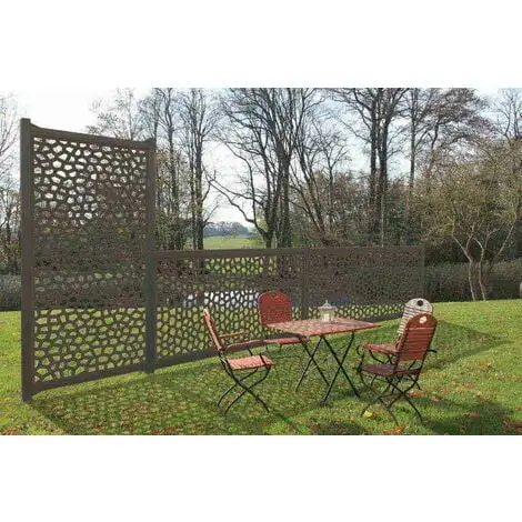 Nortene Panneau MOSAÏC Désoratif - 1 X 2m - Rouille 2 Nortene Panneau MOSAÏC Désoratif - 1 X 2m - Rouille – Image 2