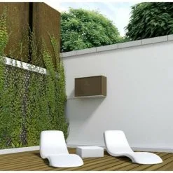 Nortene 75931 Housse Climatisée Imperméable, 90 X 30 X 55 Cm, Marron