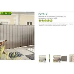 Brise-vent Nortene Everly Platinium 1,5x5m -NORTENE Soldes Boutique 52185079 3