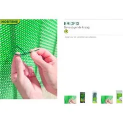 Colliers De Fixation Nortene Bridfix Noir 14cm 50pcs -NORTENE Soldes Boutique 52185263 3