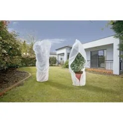 Nortene Housse D'hivernage Avec Zip 100 G/m² - Ø 50 X 200 Cm