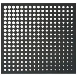 Nortene Panneau Décoratif Moon Anthracite - 1 M Carré En Résine Polypropylène - Fixé Au Mur