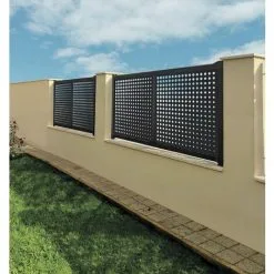 Nortene Panneau Décoratif Moon Anthracite - 1 M Carré En Résine Polypropylène - Fixé Au Mur -NORTENE Soldes Boutique 61612418 3