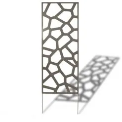 Nortene Panneau En Métal Deco Panel Ardoise - 0,60 X 1,50 M- Pose Murale Ou Sur Sol Meuble