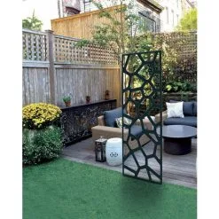 Nortene Panneau En Métal Deco Panel Ardoise - 0,60 X 1,50 M- Pose Murale Ou Sur Sol Meuble -NORTENE Soldes Boutique 62803185 5