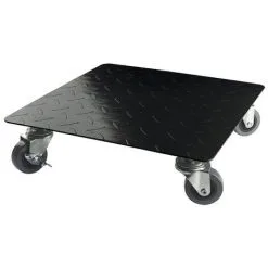 NORTENE Soldes Boutique 23 Nortene Support à Roulettes Rond Flora Roll Factory En Métal Pour Plantes - Ø 0,30 M - Noir