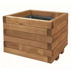 Jardinière Carrée En Bois Nortene