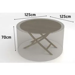 Couverture Couvre Table Ronde 0.7x1.25x1.25 Nortene -NORTENE Soldes Boutique 70408707 4