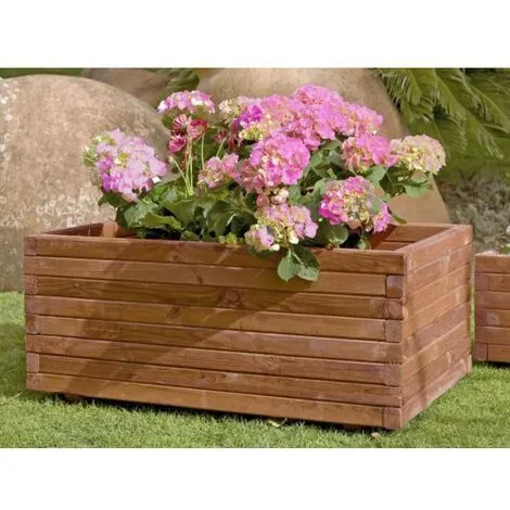 Jardinière Rectangulaire En Bois Nortene 3 Jardinière Rectangulaire En Bois Nortene -NORTENE Soldes Boutique 72557302 1