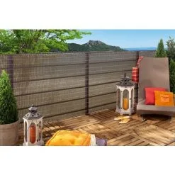 Nortene Brise Vue Déco 85% Occultant, Brun 1,5 X 5 M HAVANA