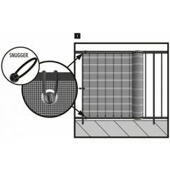 Nortene Brise Vue Déco 85% Occultant, Brun 1,5 X 5 M HAVANA 8 Nortene Brise Vue Déco 85% Occultant, Brun 1,5 X 5 M HAVANA -NORTENE Soldes Boutique 9025907 4