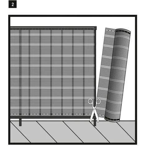 Nortene Brise Vue Déco 85% Occultant, Brun 1,5 X 5 M HAVANA 5 Nortene Brise Vue Déco 85% Occultant, Brun 1,5 X 5 M HAVANA – Image 5