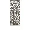 Nortene Panneau Métal Avec Motifs Décoratifs/Arbres - 0,60 X 1,50 M - Brun Vieilli -NORTENE Soldes Boutique 9025983 1