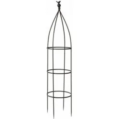 NORTENE Soldes Boutique 41 Nortene Treillis En Métal Galbé "Birdy Obelisk" 0,35 X 1,50 M