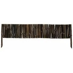 Nortene Bordure En Bambou "Bamboo Border" - 0,35 X 1 M - Marron