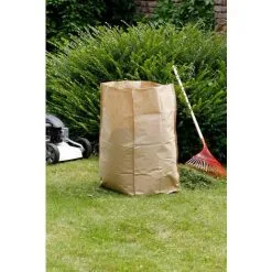 Nortene Lot De 5 Sacs à Déchets Verts "Paper Bag" - 180 L