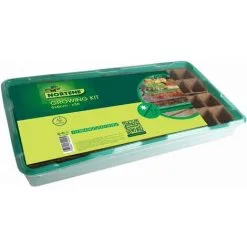 Nortene Mini Serre "Growing Kit" Avec Plaque Biodégradable - 6 X 6 Cm -NORTENE Soldes Boutique 9026208 3